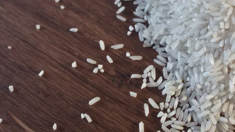 White rice heap on the table 動画素材 79511033