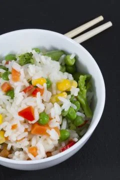 White rice Stock Photos