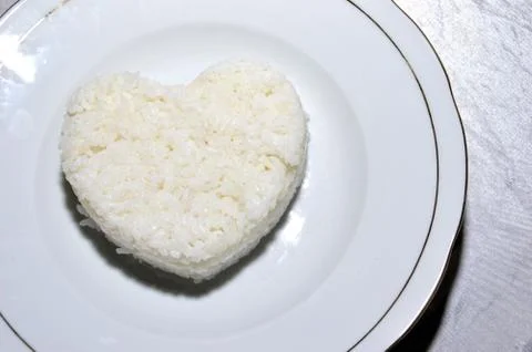 White rice 写真素材