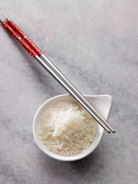 White rice 스톡 사진