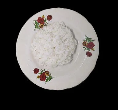 White rice. Stock Photos