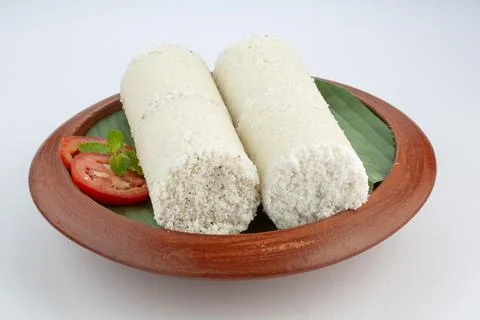 White rice puttu Foto stock