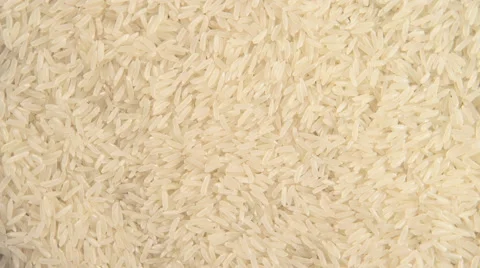 White rice (Rotation) Stock Footage 65374184