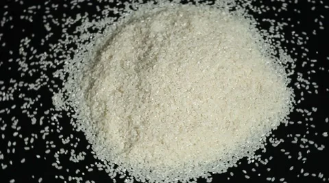 White rice seeds Stock Footage 62101784