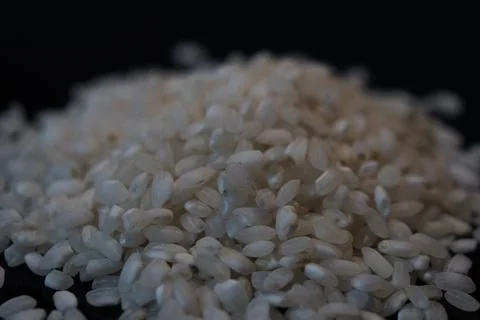 White rice on table. Stock Photos