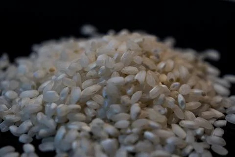 White rice on table. Stock Photos