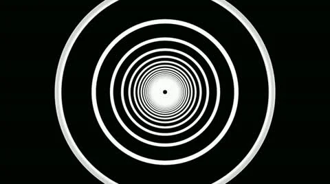 White ring tunnel Stock Footage 20521488