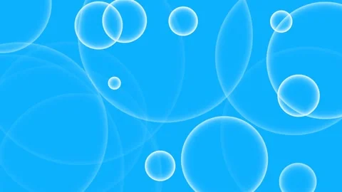 White ripple motion over a blue background with smooth flowing waves Video stock 338989520