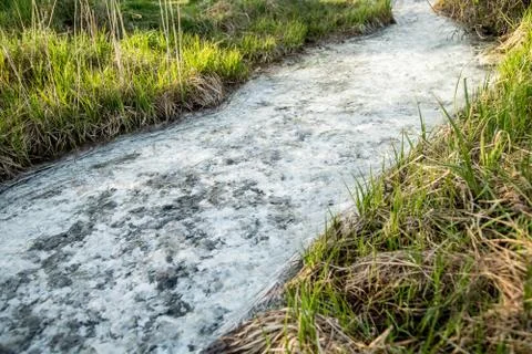 White river and stream Stock Photos