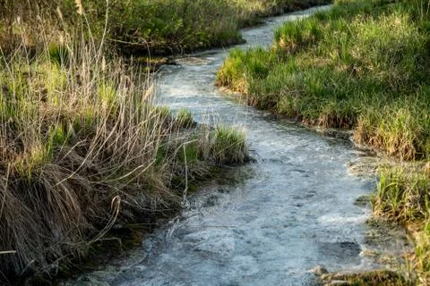 White river and stream Stock Photos