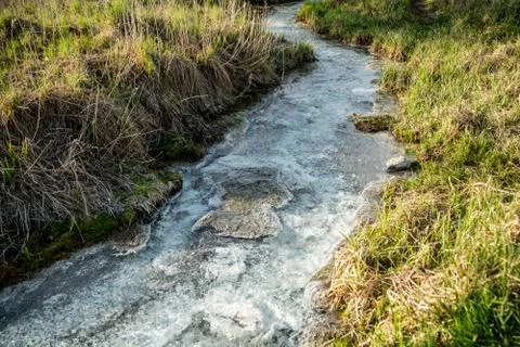 White river and stream Stock Photos