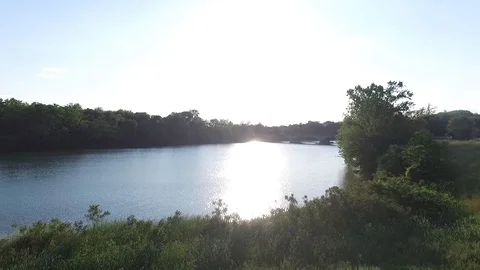 White River Drone - Move Backwards Video stock 112225011