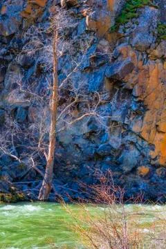 White River in Eastern Oregon Stock Photos