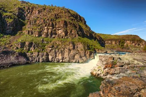 White River in Eastern Oregon Stock Photos