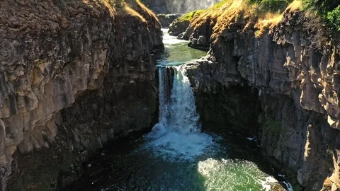 White River Falls State Park Video stock 114382479