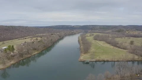 White River &amp; Norfork River Stock Footage 172830896