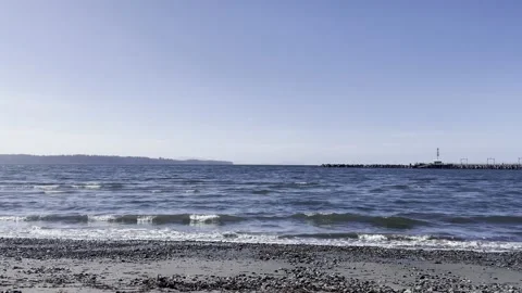 White rock beach Stock-Footage 237502233