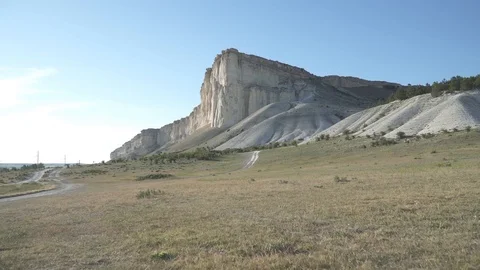 White Rock at sunset Stock Footage 90954173
