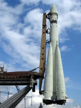 White rocket Stock Photos