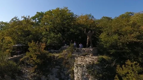 White rocks Video stock 111212945