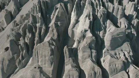 White rocks in old quarry Stock Footage 237815049