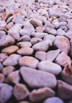 White rocks in perspective Stock Photos