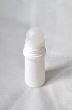 White roll on deodorant packaging Stock-Fotos