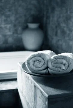 White rolled Stock Photos