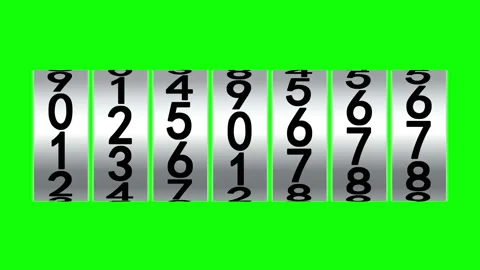 White rollers of counter Stock Footage 92047255