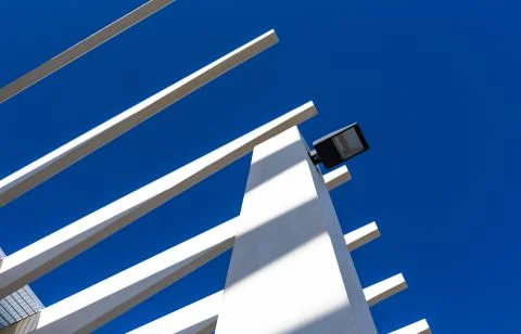 White Roof construction elements Foto stock