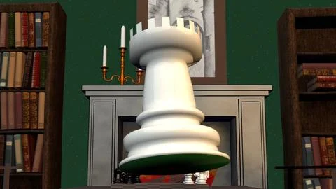 White rook 3 Stock Illustration