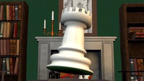 White rook 4 Stock Illustration