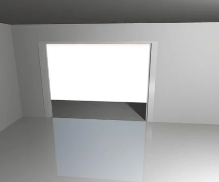 White room background Stock Illustration