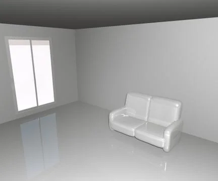 White room background Stock Illustration