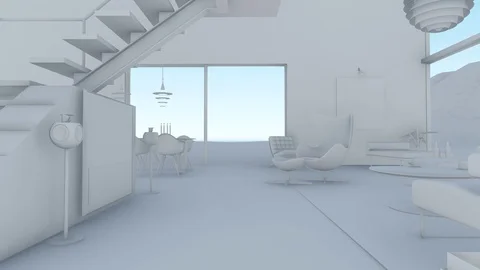 White Room Stock Footage 95169805