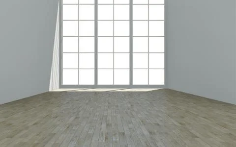 White room interior Stock Illustration