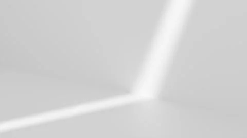 White room with light rays Stock Illustration