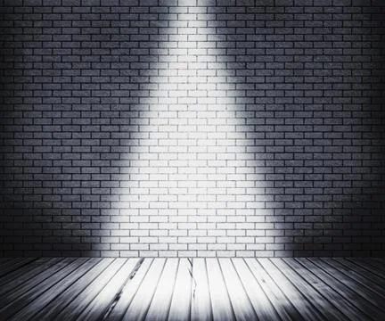 White room spotlight background Stock Illustration