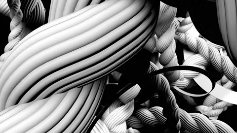 White ropes Stock Footage 172047340