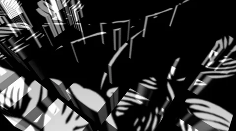 White Rose Cubes 動画素材 34295147