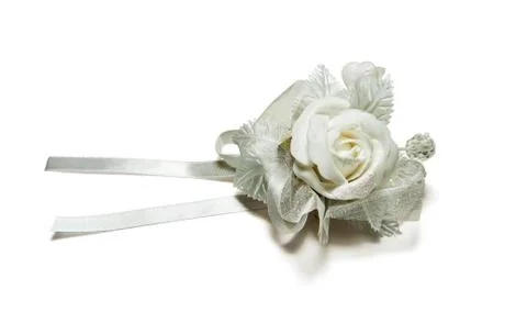 White rose .wedding Stock Photos