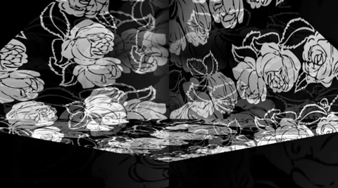 White Roses Diamond Stock Footage 34294324