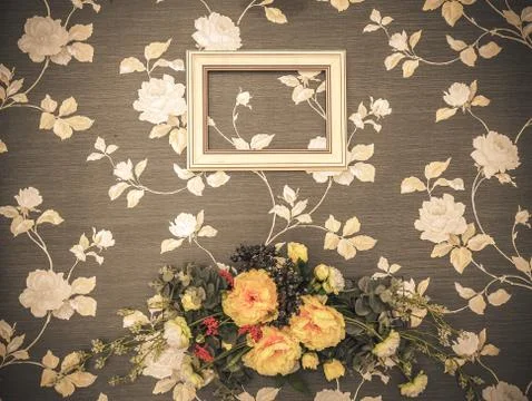 White roses in the frame. Stock-Fotos