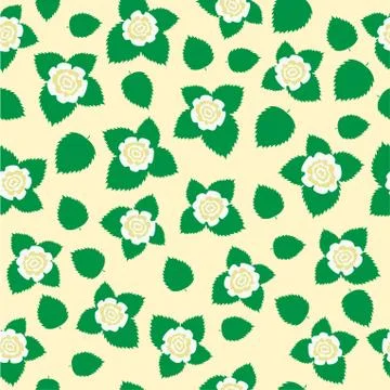 White roses Stock Illustration