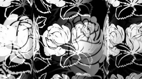 White Roses Tubes 2 Stock Footage 34294205