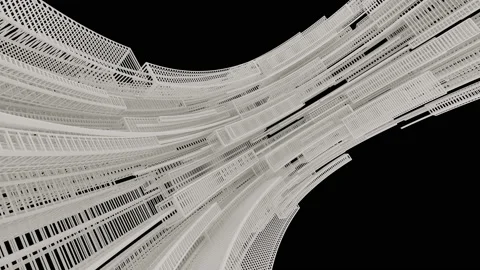 White Rotate Stripes Stock-Footage 193748179