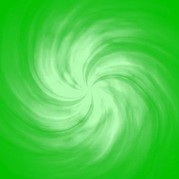 A white rotating galaxy on a green background. Green abstraction.  Stock Illustration