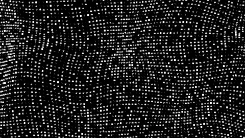 White Rotating Particles Wave 動画素材 81560693