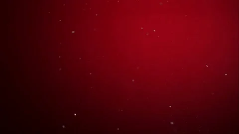 White round object falls against red background Video stock 326755972