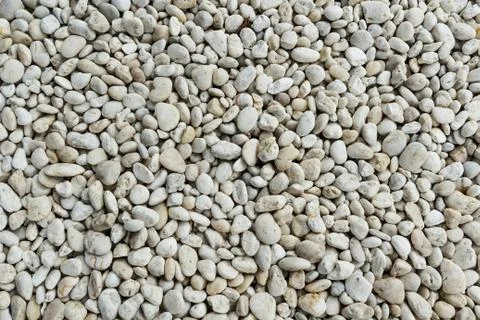White round rock Stock Photos